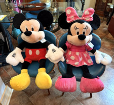 NEW VTG 2012 DISNEY BABY MICKEY  MINNIE JUMBO PLUSH STUFFED ANIMAL 36" W/ TAG