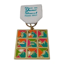 Show Us Your Shoes! 2017 Fiesta Medal San Antonio Pinback 