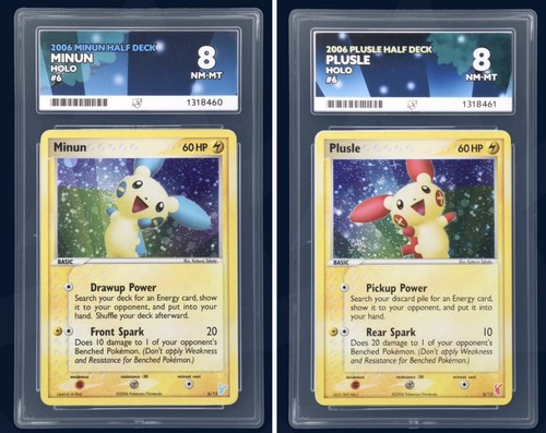 Minun graded ACE 8 for sale on eBay