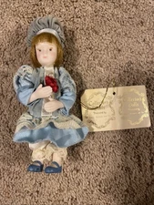 Vintage Sears & Roebuck And Co. Porcelain Mini Doll Hand Crafted Painted Face