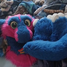 Fursuit partial Head, paws and tail
