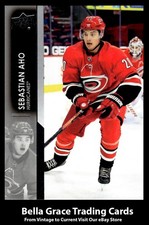 2021-22 Upper Deck Sebastian Aho #32 Carolina Hurricanes NHL Hockey 