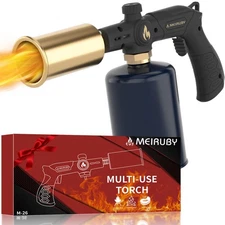 Powerful Propane Torch, Stocking Stuffers Gift for Men Dad, Culinary Blow Kit...