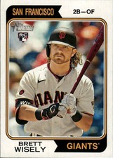 2023 Topps Heritage Brett Wisely #679 San Francisco Giants 34J