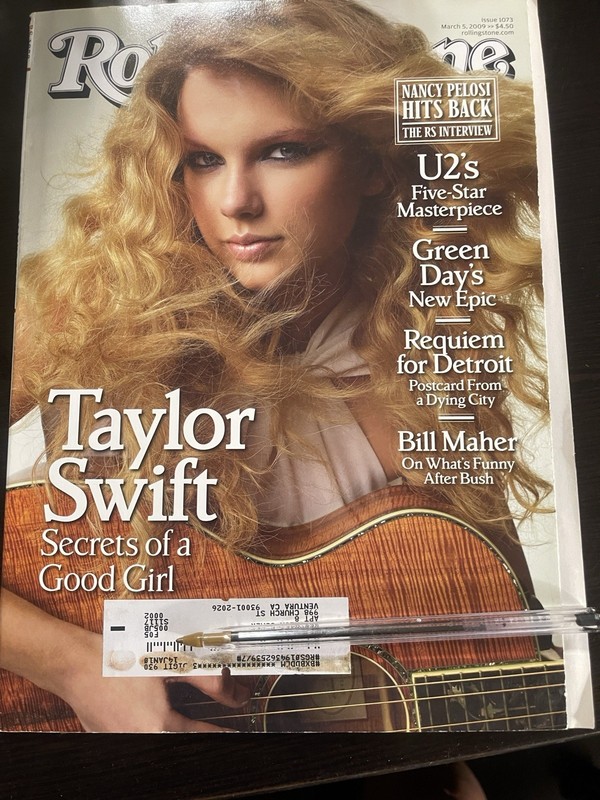 taylor swift rolling stone 2009 Magazine Ex Condition