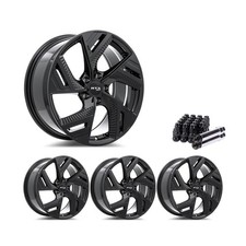 Set Of 4 18 Gloss Black Alloy Wheel Rims 5x114.3 Fits Acura Mdx Rtx49 5lug Set Of 4 18 Gloss Black Alloy Wheel Rims 5x114.3 Fits Acura Mdx Rtx49 5lug