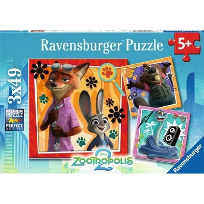 Ravensburger 04137 Puzzle Auf neuer Mission Teileanzahl: 3x49 - Bild 1 von 4