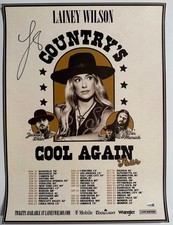 Lainey Wilson Signed JSA Autograph 24" x 18" Concert Poster Lithograph