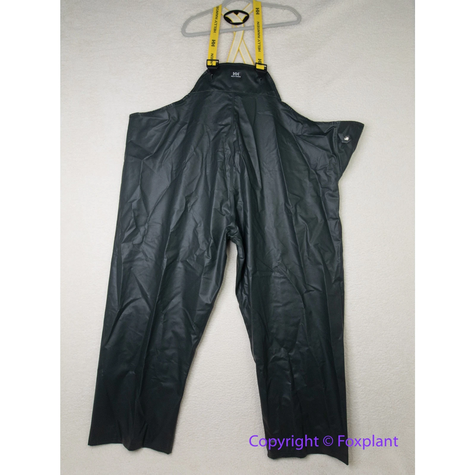 New! Helly Hansen Mens Bibs Rain Pants, P400 in dark green , size 5XL