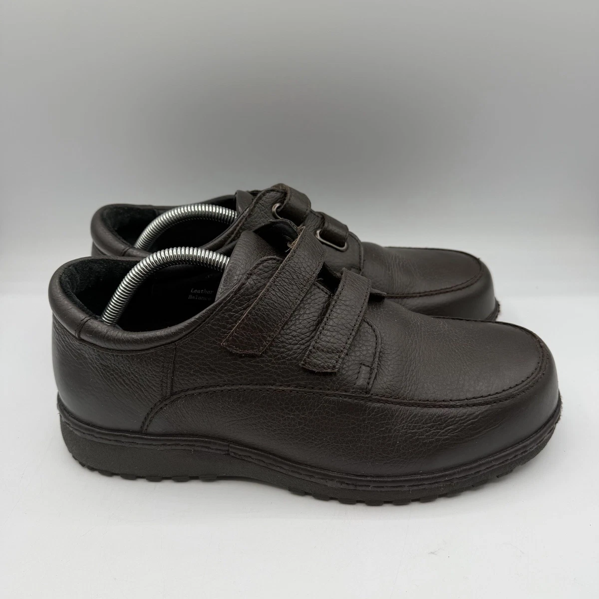 Drew Navigator II Diabetic Shoe Brown Pebbled Leather Size 11.5 Wide Drew Diabetic Shoes In Men main image 4