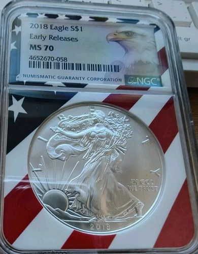 2018 MS70 Early Release In Rare Flag Core