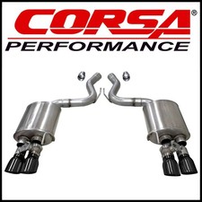 Corsa Sport 3" Axle-Back Exhaust System fits 18-20 Ford Mustang GT Fastback 5.0L