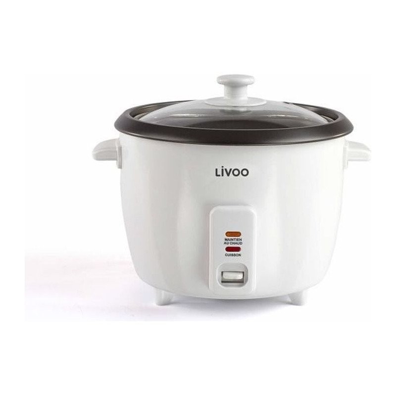 Réussir son riz avec le LIVOO DOC111, le cuiseur compact blanc idéal pour les petits espaces