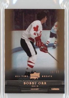 2012 Upper Deck UD All-Time Greats Bronze 29/65 Bobby Orr #13 HOF 0g65
