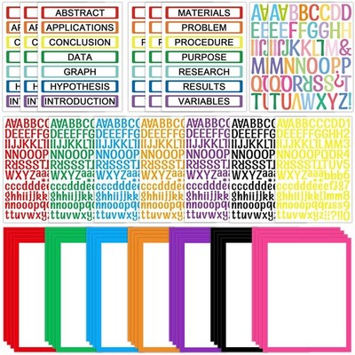 43 Colorful Sheets Science Fair Board Supplies Self Adhesive Presentation Sci...