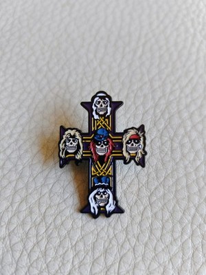 Guns N Roses Sweet Child O'Mine Metall Emaille Pin Badge Rock Band