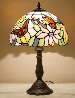Tischlampe, Tischleuchte, Lampe im Tiffany-Stil ''Spring Harmony'' 30x46cm