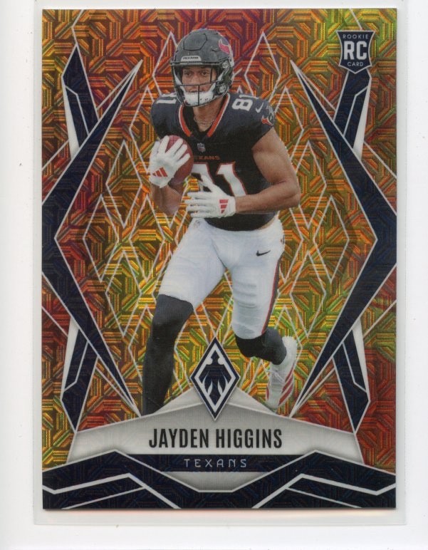 2025 Panini Phoenix Premium Box Set JAYDEN HIGGINS #180 RC FIREBURST 39/350