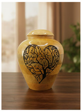 Large Wooden Cremation Urns for Ashes Adult Male/Female - Decorative Urns