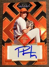 PETER HANSEN 2023 Wild Card Auto Mania Orange Auto Cardinals Prospect /50