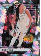 2024 Panini Prizm WNBA #122 Kiah Stokes Silver Prizms