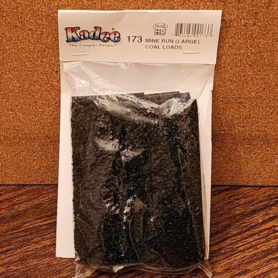 Mine Run Large Coal Load - Fits Atlas, Athearn, MDC, Bowser 6 piece Kadee 173 HO