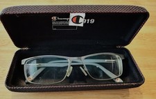 Champion Eyeglasses, Frames Only, CU2008 C01, 55-17-140, Metal, Gray With Case
