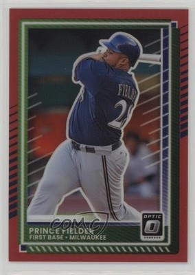 2025 Panini Donruss Optic Red Prizm 46/99 Prince Fielder #62 10no