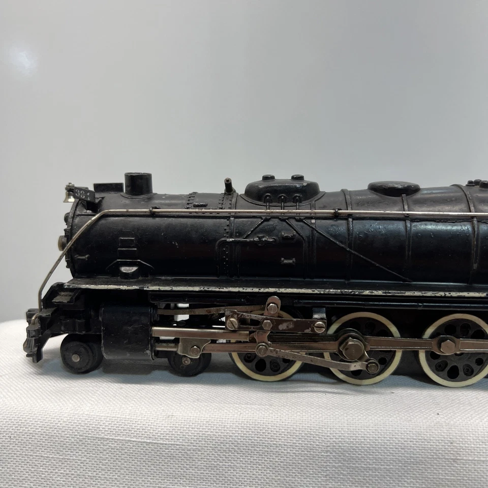 Locomotiva a vapor American Flyer S ga 4-8-4 north 334 DC com manutenção - Imagem 2 de 4