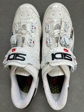 Sidi Scarpe Wire Carbon Air Venice Shoes White Size 40 US 7 Very Good Condition 