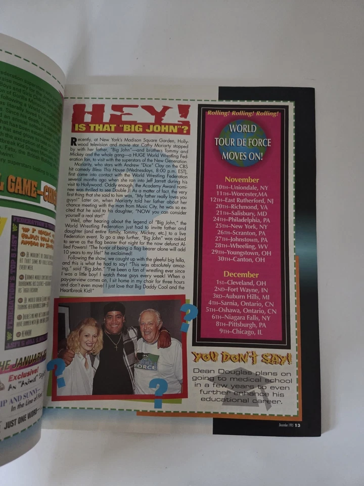 WWF Magazine December 1995 - Image 3 of 4