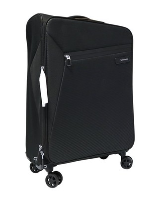 Samsonite Litebeam - Spinner M, Erweiterbar Koffer, 66 cm, 67/73 L, Schwarz