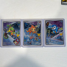 Pokemon Company Crown Zenith Galarian Gallery Full Art Holo 3-Card Lot GG31-33