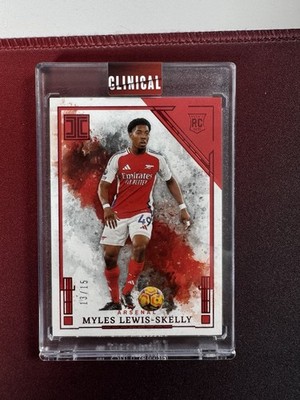 2024-25 Panini Impeccable Premier League Myles Lewis-Skelly #87 Ruby /15 (RC)