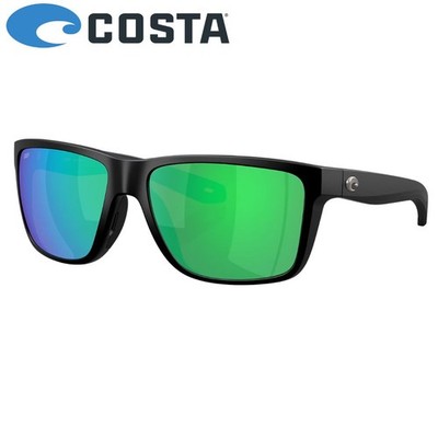 COSTA Polarized Sunglasses BROADBILL II Matte Black Frame/580P Green Mirror
