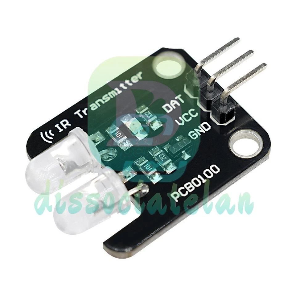 2 Channel IR Infrared Two-Way Transmitter Module Sensor LED Indicate for Arduino - Bild 3 von 4