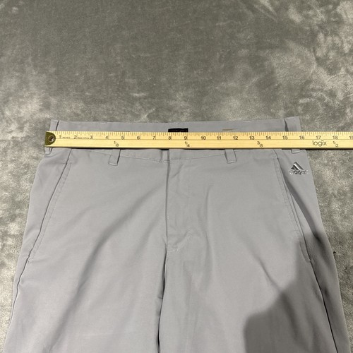 ADIDAS Shorts Mens 30 Gray Golf Chino CLIMACOOL Performance Moisture Wicking - Picture 3 of 8