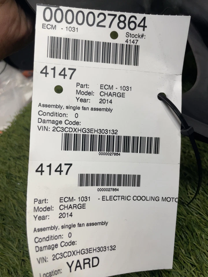 ✅ CARGADOR DODGE 2023 MONTAJE MOTOR REFRIGERACIÓN ELÉCTRICO OEM Foto 4 de 4