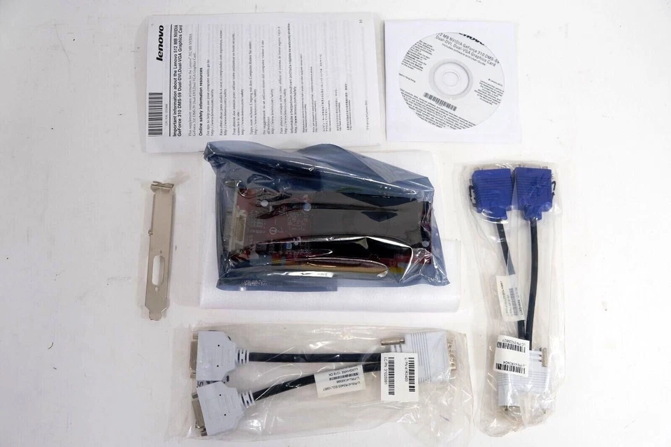 NEW Factory Sealed BOX. LENOVO NVIDIA GeForce GT-310 VGA PCI-E 16x Video Card. - Image 4 of 4