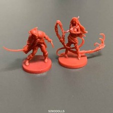 2 Red heroes For Dungeons  Dragon D D Toys Marvelous Miniatures figure  K8