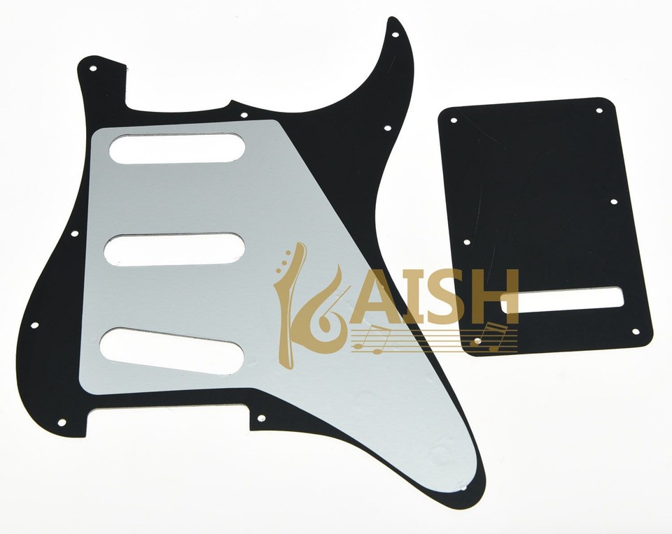 Dopro Lefty ST Stratocaster Pickguard – Für Linkshänder, Tremolo-Abdeckung, Weißer Perlmutt