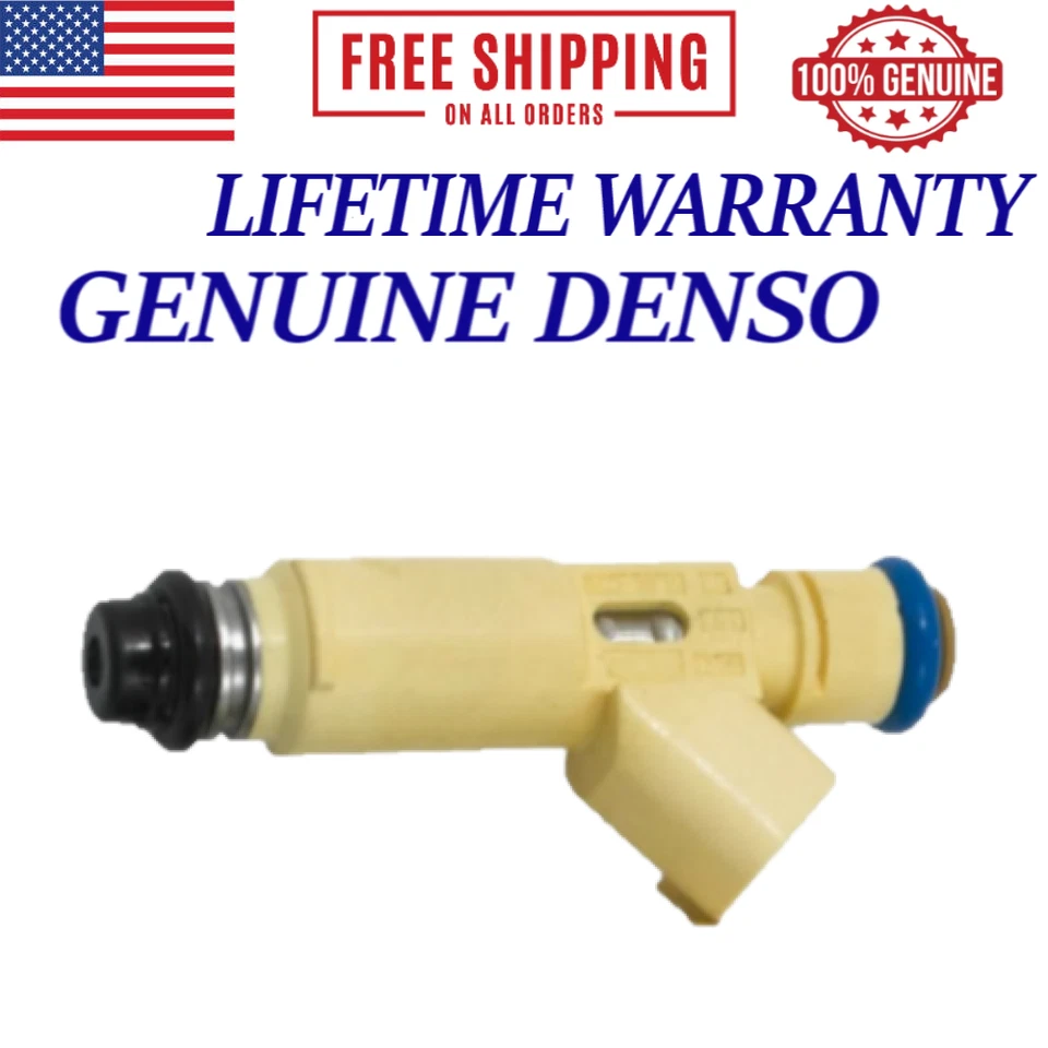 Inyectores de combustible OEM DENSO 6 piezas para Mazda Tribute 2001, 2002, 2003, 2004 3,0 L V6 Foto 2 de 2