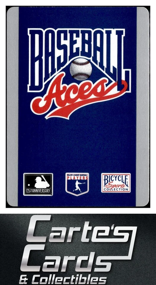 Kevin Appier 1994 Bicycle Aces Playing Cards #QS Kansas City Royals - Image 2 of 2