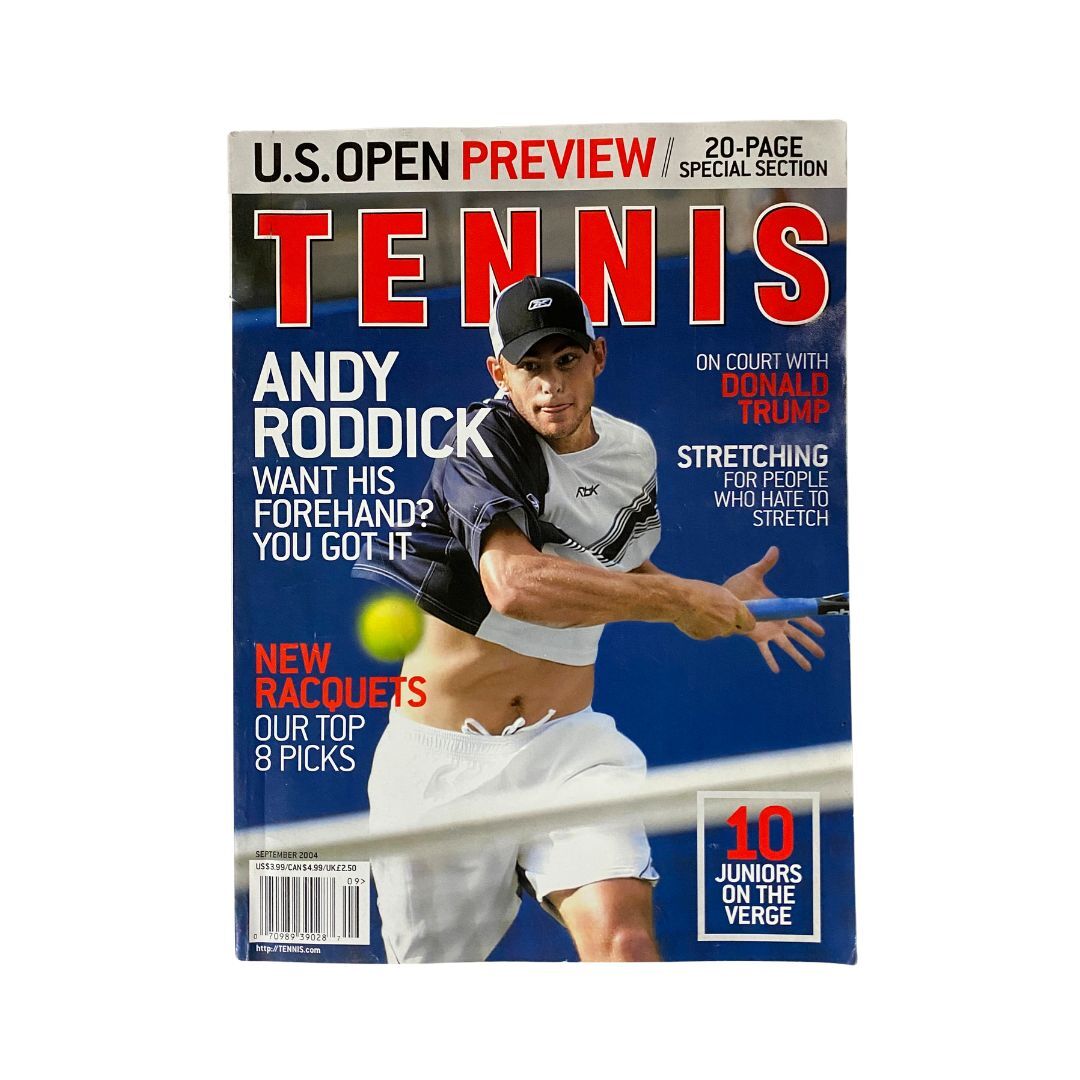 Tennis Magazine September 2004 Andy Roddick Cover No Label VG | eBay
