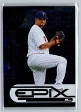 2005 Donruss Zenith Epix Purple Game Johan Santana #E-3 Twins /350