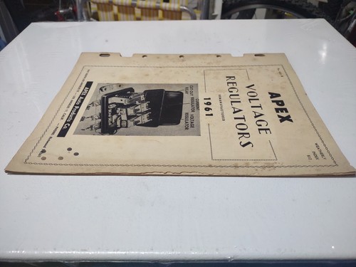 1961 APEX VOLTAGE REGULATORS CATALOG LOS ANGELES CA INSTRUMENTS EQUIPMENT  - Picture 4 of 9