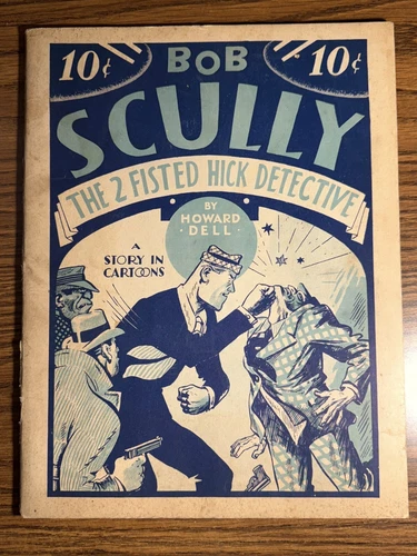 Bob Scully Detective #nn RARE Platinum Age 1st Comic w/ Original Art 1933 VG-FN