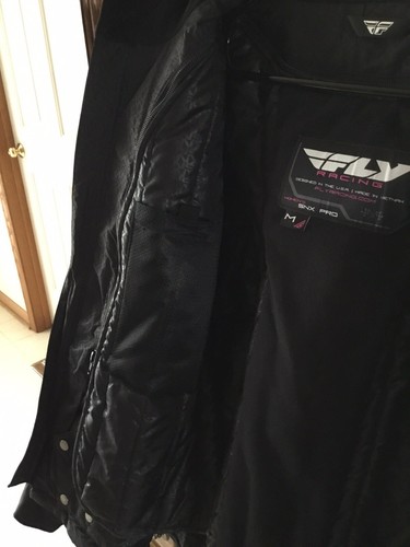 Fly Racing SNX Pro Jacket Women’s Size Medium Black W/Pink 470-4512M - Picture 10 of 12