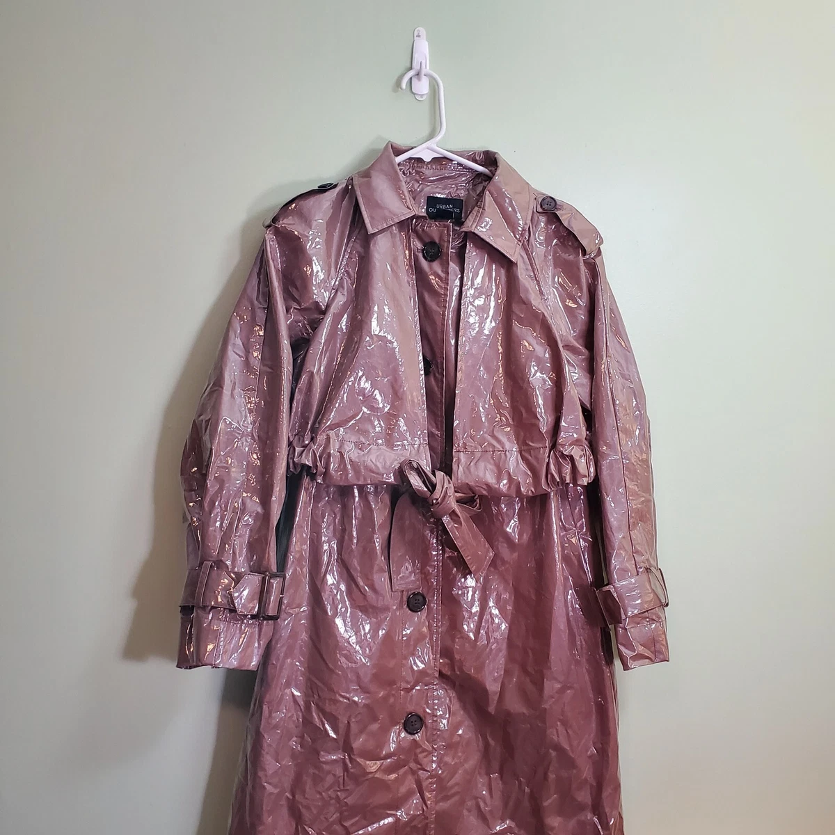 Holographic raincoat urban outfitters sale