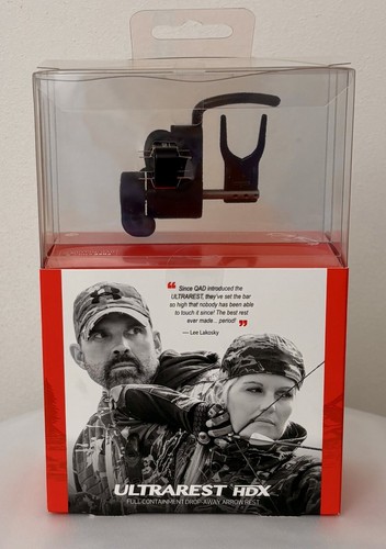 QAD Ultrarest HDX Arrow Rest RH Black New Free Knife Included - Picture 2 of 2